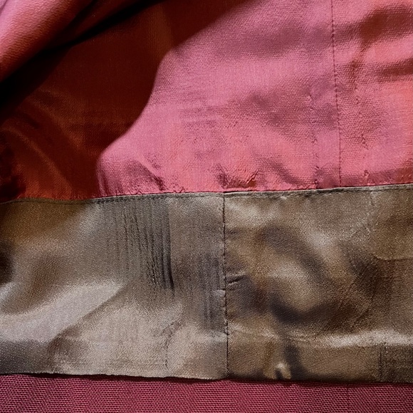 Michael Kors burgundy wool asymmetrical dress, size 4 (fits like size 6) - Picture 7 of 8